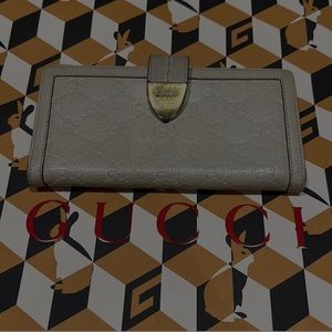 Authentic Gucci Guccissima Long Leather Wallet